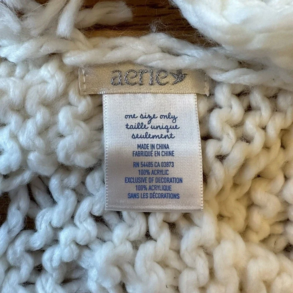 Aerie Super Soft Neck Scarf.‎ Ivory 7